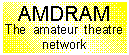 Logo: Amdram - The amateur theatre network 